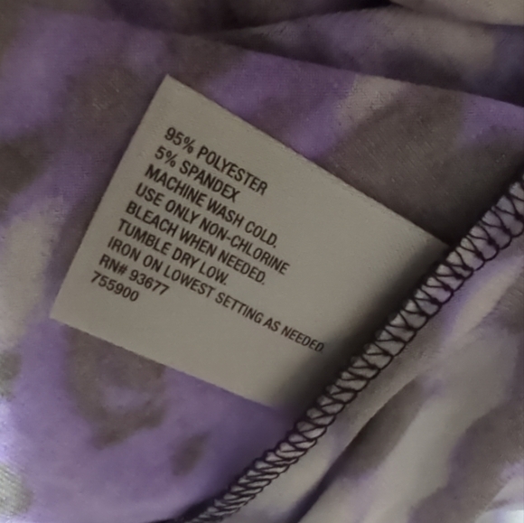 HOST PICK WORTHINGTON Petite Stretch Multi Color Top  Ruffle Neckline Woman’s - Picture 7 of 12